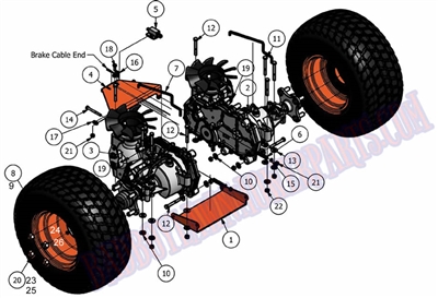 10MZTRAN Bad Boy Mowers Part 2010 MZ TRANSAXLE