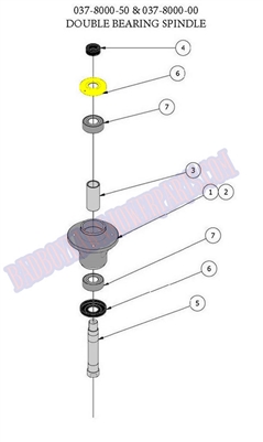 10OLSPDL Bad Boy Mowers Part 2010 OUTLAW SPINDLE ASSEMBLY