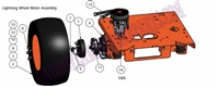 10PUPWML Bad Boy Mowers Part 2010 PUP & LIGHTNING WHEEL MOTOR (LIGHTNING
