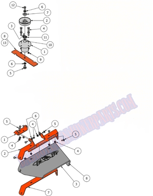 13MAGCHASSY Bad Boy Mowers Part 2013 MAGNUM DISCHARGE CHUTE