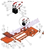 13OLBTSTFRM Bad Boy Mowers Part 2013 OUTLAW BATTERY AND SEAT FRAME