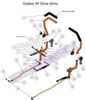 13OLXPDAASSY Bad Boy Mowers Part 2013 OUTLAW XP DRIVE ARM ASSEMBLY