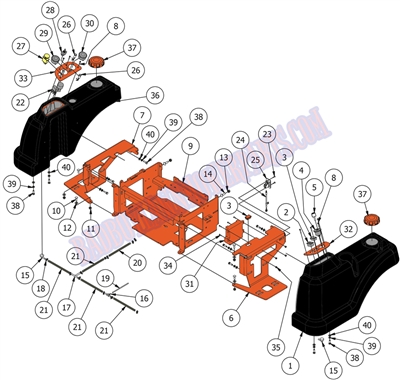 15COMDIEFT Bad Boy Mowers Part 2015 COMPACT DIESEL FUEL TANKS