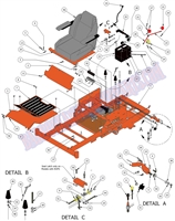 15CZTSEAT Bad Boy Mowers Part 2015 CZT ELITE SEAT ASSEMBLY