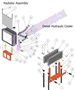 15DIEHYDCOOL Bad Boy Mowers Part 2015 DIESEL HYDRAULIC COOLER ASSEMBLY