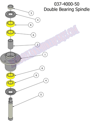 15DIESPIN Bad Boy Mowers Part 2015 DIESEL SPINDLE ASSEMBLY