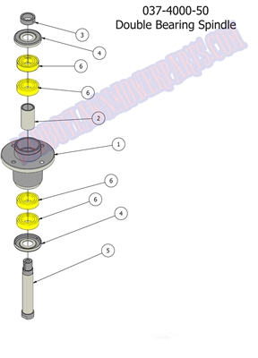 15OUTEXSPIN Bad Boy Mowers Part 2015 OUTLAW & EXTREME OUTLAW SPINDLE ASSEMBLY