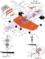 15ZT60DK Bad Boy Mowers Part 2015 ZT ELITE 60" DECK ASSEMBLY