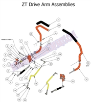 15ZTDRARM Bad Boy Mowers Part 2015 ZT ELITE DRIVE ARMS