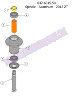 15ZTSPIN Bad Boy Mowers Part 2015 ZT ELITE SPINDLE ASSEMBLY