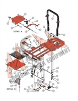 161100DIEFRAME Bad Boy Mowers Part 2016 DIESEL 1100 FRAME ASSEMBLY