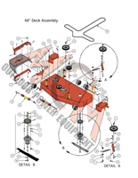 16COMOUT48DK Bad Boy Mowers Part 2016 COMPACT OUTLAW 48" DECK ASSEMBLY