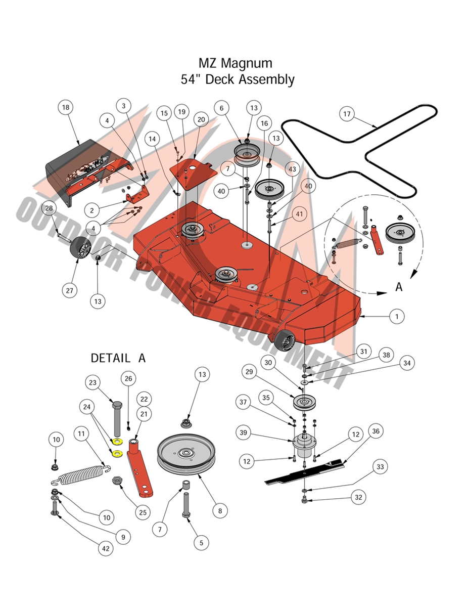 Bad boy 48 discount inch deck belt