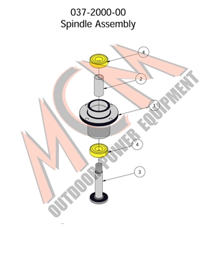 16MZMAGSPIN Bad Boy Mowers Part 2016 MZ MAGNUM SPINDLE ASSEMBLY