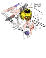 16OUTEXKAWFX730V Bad Boy Mowers Part 2016 OUTLAW & EXTREME OUTLAW KAWASAKI FX730V ENGINE