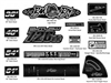 16STANDONDECAL Bad Boy Mowers Part 2016 OUTLAW STAND-ON DECALS