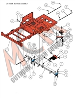 16ZTFRACT Bad Boy Mowers Part 2016 ZT ELITE FRAME & ACTUATOR