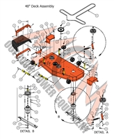 17COMOUT48DK Bad Boy Mowers Part 2017 COMPACT OUTLAW 48" DECK ASSEMBLY
