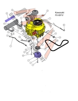 17COMOUTKAWFX691V Bad Boy Mowers Part 2017 COMPACT OUTLAW KAWASAKI FX-691V ENGINE