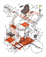 17COMOUTSEAT Bad Boy Mowers Part 2017 COMPACT OUTLAW SEAT ASSEMBLY