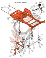 17MZMAGFRAMEAS Bad Boy Mowers Part 2017 MZ & MZ MAGNUM FRAME ASSEMBLY