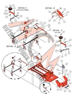 17OUTEXDECKLFT Bad Boy Mowers Part 2017 OUTLAW & OUTLAW EXTREME DECK LIFT & IDLER ARM