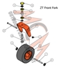 17ZTFRTFK Bad Boy Mowers Part 2017 ZT ELITE FRONT FORK ASSEMBLY