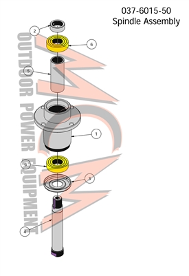 17ZTSPIN Bad Boy Mowers Part 2017 ZT ELITE SPINDLE ASSEMBLY