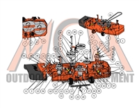 18COMOUT48DK Bad Boy Mowers Part 2018 COMPACT OUTLAW 48" DECK ASSEMBLY