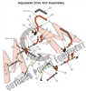 18COMOUTDRARM Bad Boy Mowers Part 2018 COMPACT OUTLAW DRIVE ARM ASSEMBLIES