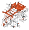 18COMOUTLOWFR Bad Boy Mowers Part 2018 COMPACT OUTLAW FRAME & FUEL TANK ASSEMBLIES