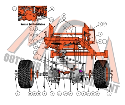 18MZMAGAXLE Bad Boy Mowers Part 2018 MZ & MZ MAGNUM TRANSAXLE ASSEMBLY