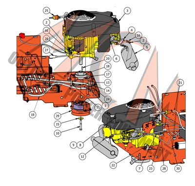 18MZMAGKOHKS590 Bad Boy Mowers Part 2018 MZ & MZ MAGNUM KOHLER KT-725 & KT-740 ENG.