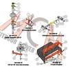 19COMOUTDKSUB Bad Boy Mowers Part 2018 COMPACT OUTLAW DECK LIFT & IDLER ARM ASSEMBLIES