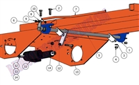 2011LPDKLFTACT Bad Boy Mowers Part 2011 LIGHTNING & PUP DECK LIFT ACTUATOR ASSEMBLY