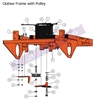 2011OLRPUL Bad Boy Mowers Part 2011 OUTLAW REAR PULLEY ASSEMBLY