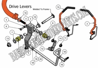 2011ZTDA Bad Boy Mowers Part 2011 ZT DRIVE ARM ASSEMBLY