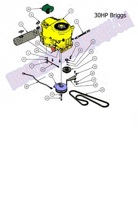 2012OL30HPBS Bad Boy Mowers Part 2012 OUTLAW ENGINE (30Hp Briggs)