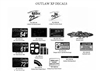 2012OLXPDECAL Bad Boy Mowers Part 2012 OUTLAW XP DECALS