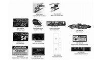 2012SODECAL Bad Boy Mowers Part 2012 STAND-ON DECALS