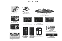 2012ZTDECAL Bad Boy Mowers Part 2012 ZT DECALS