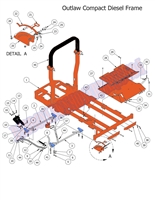 2014DCMPCTD Bad Boy Mowers Part 2014 DIESEL COMPACT DIESEL FRAME
