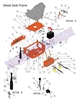 2014DSEATFRM Bad Boy Mowers Part 2014 DIESEL SEAT FRAME