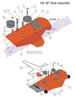 2014MZMG48DK Bad Boy Mowers Part 2014 MZ MAGNUM 48in DECK ASSEMBLY