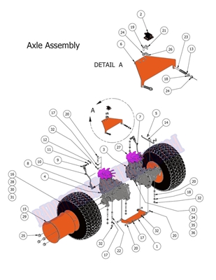 2014MZMGTRAX Bad Boy Mowers Part 2014 MZ MAGNUM TRANSAXLE ASSEMBLY