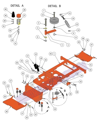 2014SOFRMASSY Bad Boy Mowers Part 2014 STAND-ON FRAME ASSEMBLY