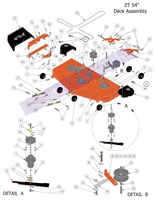 2014ZTE54DK Bad Boy Mowers Part 2014 ZT ELITE 54in DECK ASSEMBLY