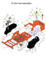 2014ZTEFTASSY Bad Boy Mowers Part 2014 ZT ELITE FUEL TANK ASSEMBLY