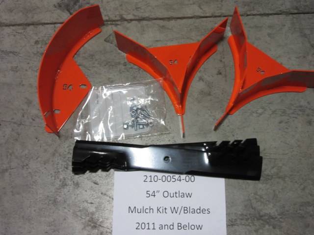 210005400 Bad Boy Mowers Part - 210-0054-00 - 54 Outlaw Mulch Kit w/blades