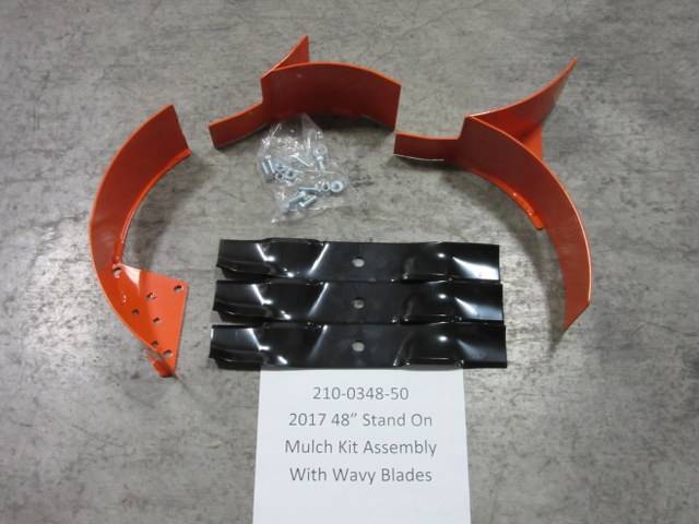 210034850 Bad Boy Mowers Part - 210-0348-50 - 2017 48" Stand On Mulch Kit w/ Wavy Blades